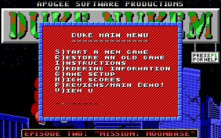 Duke Nukem: Episode 2 - Mission: Moonbase - DOS
