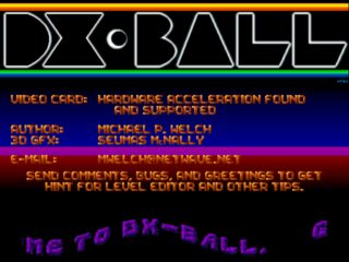 DX-Ball Windows screenshot