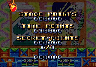 Dynamite Headdy Genesis screenshot