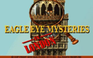 Eagle Eye Mysteries in London DOS screenshot