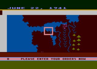 Eastern Front Atari 8-bit screenshot
