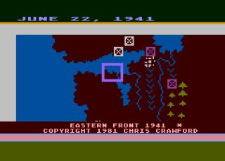 Eastern Front Atari 8-bit screenshot