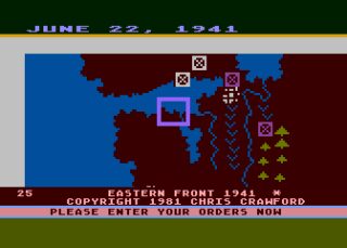 Eastern Front Atari 8-bit screenshot