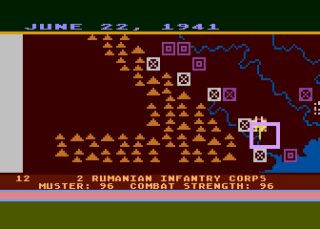 Eastern Front Atari 8-bit screenshot
