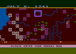 Eastern Front Atari 8-bit screenshot