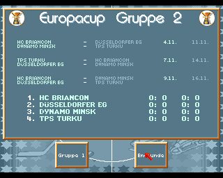 Eishockey Manager Amiga screenshot