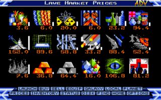 Elite Advanced Amiga screenshot