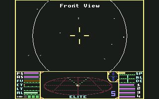 Elite Commodore 64 screenshot