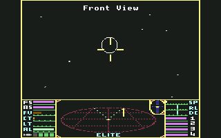 Elite Commodore 64 screenshot