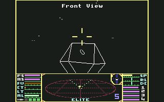 Elite Commodore 64 screenshot