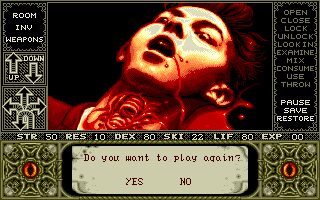 Elvira: Mistress of the Dark Amiga screenshot