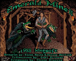 Emerald Mine II Amiga screenshot