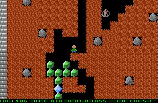 Emerald Mine Amiga screenshot
