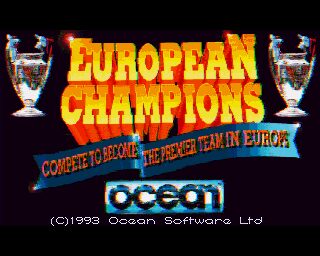 European Champions - Amiga