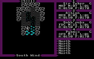 Ultima III: Exodus DOS screenshot