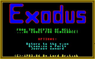 Ultima III: Exodus - Amiga