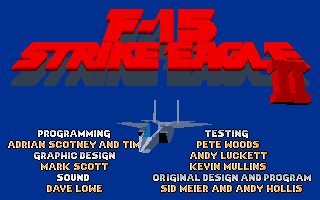 F-15 Strike Eagle II Amiga screenshot