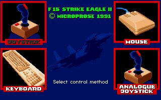 F-15 Strike Eagle II Amiga screenshot