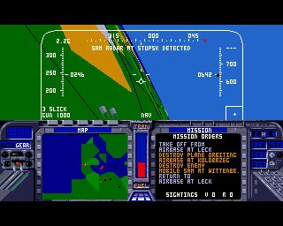 F-19 Stealth Fighter Amiga screenshot