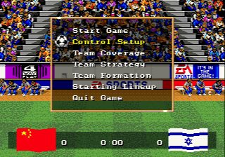 FIFA International Soccer Genesis screenshot