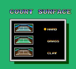 Final Match Tennis PC Engine screenshot