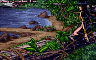 Flight of the Amazon Queen DOS screenshot