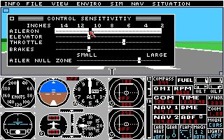 Flight Simulator II Amiga screenshot