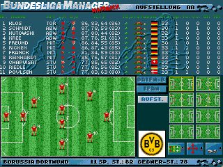 Bundesliga Manager Hattrick Amiga screenshot