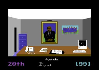 Football Manager 3 Commodore 64 screenshot