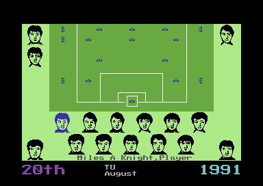 Football Manager 3 - Commodore 64