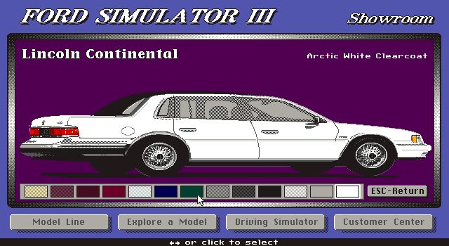 Ford Simulator III - DOS