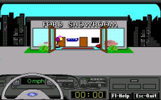 Ford Simulator III DOS screenshot