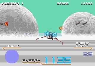 Galaxy Force II Genesis screenshot