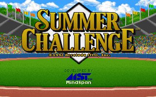 The Games: Summer Challenge - DOS