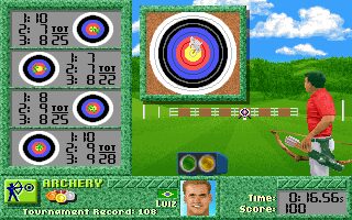 The Games: Summer Challenge DOS screenshot
