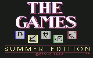 The Games: Summer Edition - Commodore 64