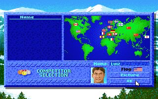 The Games: Winter Challenge DOS screenshot