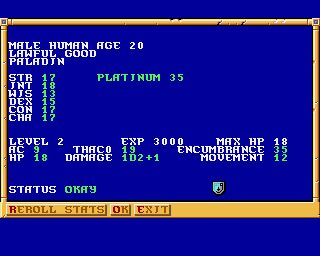Gateway to the Savage Frontier - Amiga