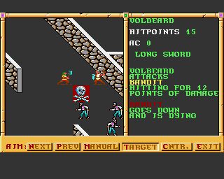 Gateway to the Savage Frontier Amiga screenshot