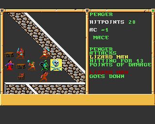 Gateway to the Savage Frontier Amiga screenshot