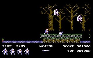 Ghosts 'N Goblins Commodore 64 screenshot