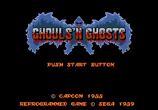 Ghouls 'N Ghosts Genesis screenshot