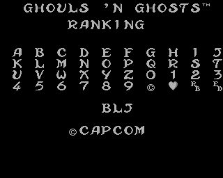 Ghouls 'N Ghosts Amiga screenshot