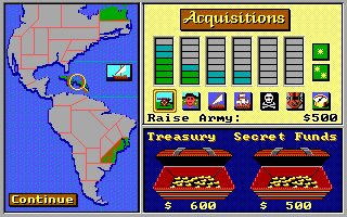 Gold of the Americas DOS screenshot