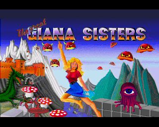 The Great Giana Sisters Amiga screenshot