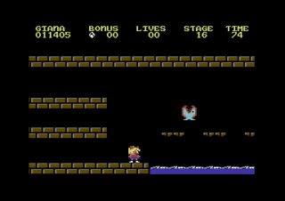 The Great Giana Sisters Commodore 64 screenshot