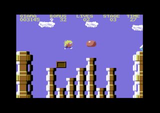 The Great Giana Sisters Commodore 64 screenshot