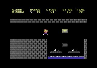 The Great Giana Sisters Commodore 64 screenshot