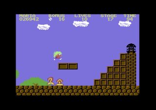 The Great Giana Sisters Commodore 64 screenshot