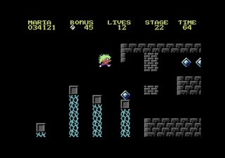 The Great Giana Sisters Commodore 64 screenshot